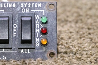 USED RV JII RVA LEVELING SYSTEM SWITCH PANEL FOR SALE