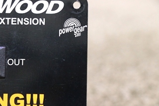 USED RV/MOTORHOME FLEETWOOD SLIDE OUT ROOM EXTENSION SWITCH PANEL FOR SALE