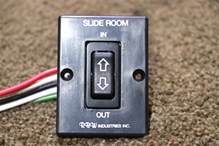 USED SLIDE ROOM IN / OUT SWITCH PANEL RV PARTS FOR SALE