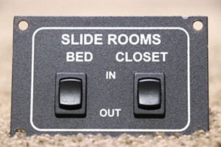USED SLIDE ROOMS BED / CLOSET SWITCH PANEL MOTORHOME PARTS FOR SALE