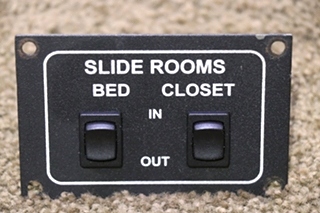 USED SLIDE ROOMS BED / CLOSET SWITCH PANEL MOTORHOME PARTS FOR SALE