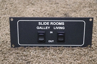 USED SLIDE ROOMS GALLEY / LIVING SWITCH PANEL RV/MOTORHOME PARTS FOR SALE