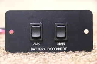 USED RV F2075 BATTERY DISCONNECT SWITCH PANEL FOR SALE