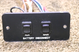 USED RV F2075 BATTERY DISCONNECT SWITCH PANEL FOR SALE