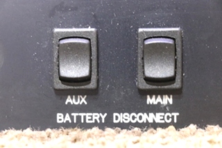 USED RV F2075 BATTERY DISCONNECT SWITCH PANEL FOR SALE