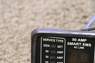 USED RV/MOTORHOME 50 AMP SMART EMS BY INTELLITEC DISPLAY PANEL FOR SALE