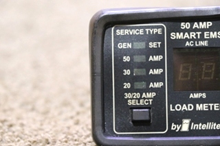USED RV/MOTORHOME 50 AMP SMART EMS BY INTELLITEC DISPLAY PANEL FOR SALE