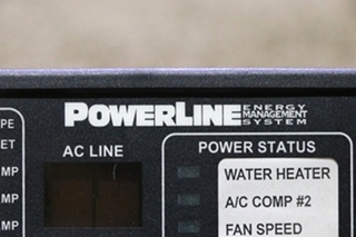 USED 00-00757-000 INTELLITEC POWERLINE EMS DISPLAY PANEL RV PARTS FOR SALE