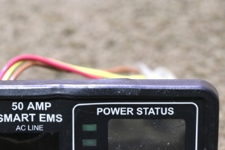 USED INTELLITEC 50 AMP SMART EMS DISPLAY PANEL 00-00903-150 RV/MOTORHOME PARTS FOR SALE