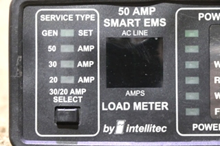 USED INTELLITEC 50 AMP SMART EMS DISPLAY PANEL 00-00903-150 RV/MOTORHOME PARTS FOR SALE