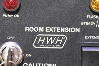 USED HWH ROOM EXTENSION KEY AND SWITCH PANEL MOTORHOME PARTS FOR SALE