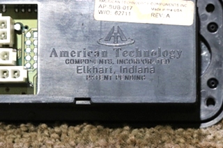 USED RV AP-SUB-017 AMERICAN TECHNOLOGY TEMPERATURE & COMPASS DISPLAY PANEL FOR SALE