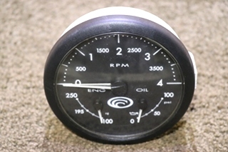 USED 6913-00239-11 COUNTRY COACH 3 IN 1 TACH / ENG / OIL DASH GAUGE RV PARTS FOR SALE