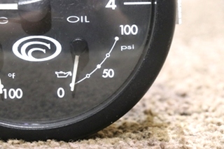 USED 6913-00239-11 COUNTRY COACH 3 IN 1 TACH / ENG / OIL DASH GAUGE RV PARTS FOR SALE