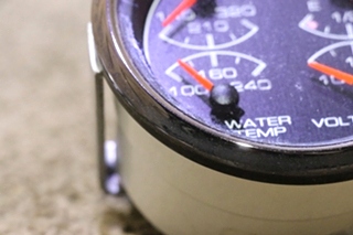 USED RV/MOTORHOME 4 IN 1 TRANS TEMP / FUEL / WATER TEMP / VOLTS DASH GAUGE FOR SALE