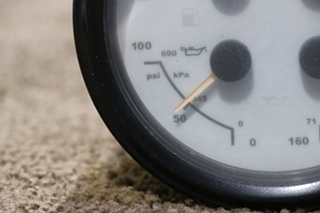 USED RV 101592 4 IN 1 FUEL / TEMP / OIL / TEMP DASH GAUGE FOR SALE