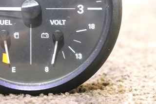 USED 6913-00061-01 FREIGHTLINER 3 IN 1 TACH / FUEL / VOLT DASH GAUGE RV PARTS FOR SALE