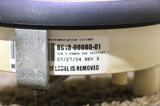 USED FREIGHTLINER 6913-00060-01 SPEEDOMETER DASH GAUGE MOTORHOME PARTS FOR SALE