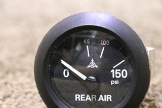 USED RV/MOTORHOME FREIGHTLINER REAR AIR DASH GAUGE 6913-00161-11 FOR SALE