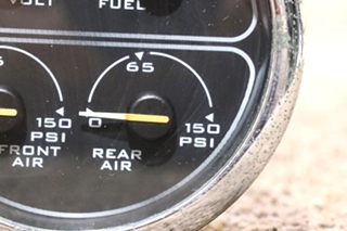 USED MOTORHOME SPARTAN 4 IN 1 00041345 VOLT / FUEL / FRONT / REAR DASH GAUGE FOR SALE