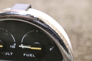 USED MOTORHOME SPARTAN 4 IN 1 00041345 VOLT / FUEL / FRONT / REAR DASH GAUGE FOR SALE