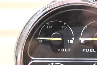 USED MOTORHOME SPARTAN 4 IN 1 00041345 VOLT / FUEL / FRONT / REAR DASH GAUGE FOR SALE