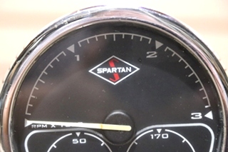 USED RV/MOTORHOME SPARTAN 3 IN 1 TACH / OIL / TEMP DASH GAUGE 00041318 FOR SALE