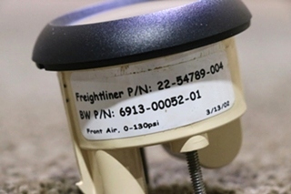 USED FREIGHTLINER 7570-10008-01 FRONT AIR DASH GAUGE MOTORHOME PARTS FOR SALE