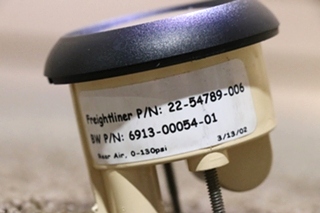 USED FREIGHTLINER REAR AIR DASH GAUGE 7570-10010-01 RV/MOTORHOME PARTS FOR SALE