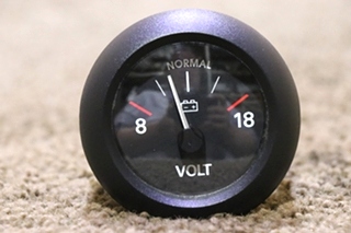 USED MOTORHOME FREIGHTLINER 7570-10007-01 VOLT DASH GAUGE FOR SALE