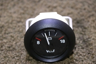 USED MOTORHOME FREIGHTLINER 7570-10007-01 VOLT DASH GAUGE FOR SALE