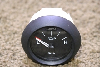 USED MOTORHOME FREIGHTLINER 6913-00049-01 OIL PRESS DASH GAUGE FOR SALE