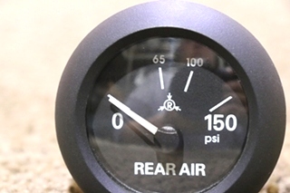 USED RV/MOTORHOME FREIGHTLINER REAR AIR DASH GAUGE 6913-00161-11 FOR SALE