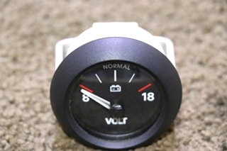 USED FREIGHTLINER 6913-00051-01 VOLT DASH GAUGE MOTORHOME PARTS FOR SALE