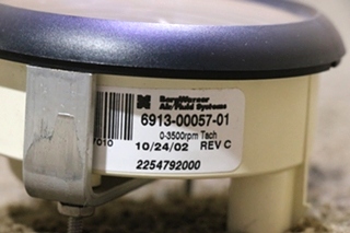 USED MOTORHOME FREIGHTLINER 6913-00057-01 TACHOMETER DASH GAUGE FOR SALE