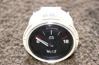 USED MOTORHOME FREIGHTLINER 75540010001 VOLT DASH GAUGE FOR SALE