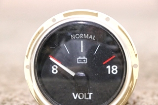 USED MOTORHOME FREIGHTLINER 75540010001 VOLT DASH GAUGE FOR SALE