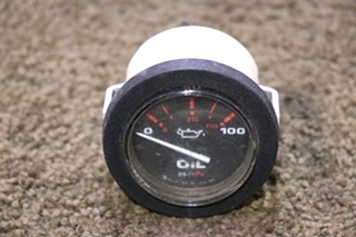 USED OIL PRESS DASH GAUGE MOTORHOME PARTS FOR SALE