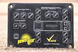 USED RV/MOTORHOME VALID AIR/HYD LEVEL CONTROLLER TOUCH PAD 140-1194 / VTL02A005-1 FOR SALE