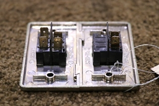 USED MOTORHOME INTERLOCKING DOUBLE SWITCH PANEL FOR SALE