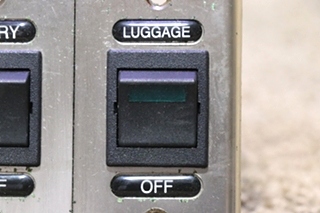 USED MOTORHOME INTERLOCKING DOUBLE SWITCH PANEL FOR SALE