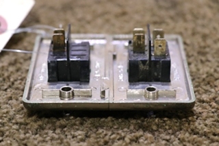 USED MOTORHOME INTERLOCKING DOUBLE SWITCH PANEL FOR SALE