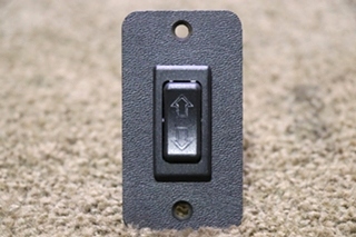 USED UP / DOWN BLACK SWITCH PANEL RV PARTS FOR SALE