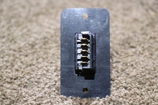 USED UP / DOWN BLACK SWITCH PANEL RV PARTS FOR SALE