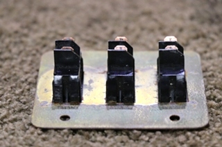 USED RV STEP / HANDLE / PORCH 3 SWITCH PANEL FOR SALE