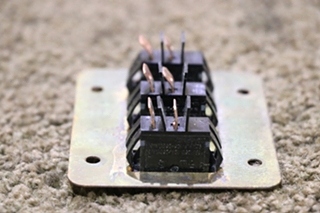USED RV STEP / HANDLE / PORCH 3 SWITCH PANEL FOR SALE