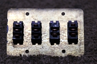 USED MOTORHOME KITCHEN / LIVING ROOM / HALL / DINETTE 4 SWITCH PANEL FOR SALE