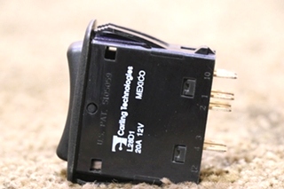 USED SOLAR SHADE L28D1 DASH SWITCH MOTORHOME PARTS FOR SALE
