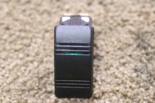 USED MOTORHOME GREEN LIGHT BAR V8D1 BLACK ROCKER SWITCH FOR SALE