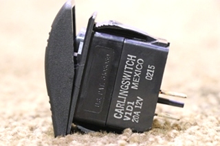 USED MOTORHOME BLACK ROCKER V1D1 SWITCH FOR SALE